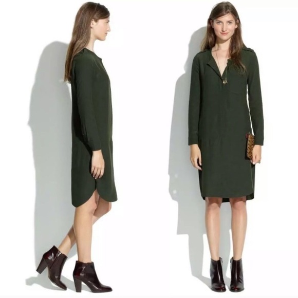 Madewell Dresses & Skirts - Madewell Army Green Tunic Dress